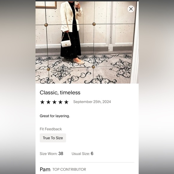 Maje Textured Cream Jacket - Picture 14 of 16